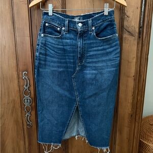 Abercrombie & Fitch Blue Denim Skirt